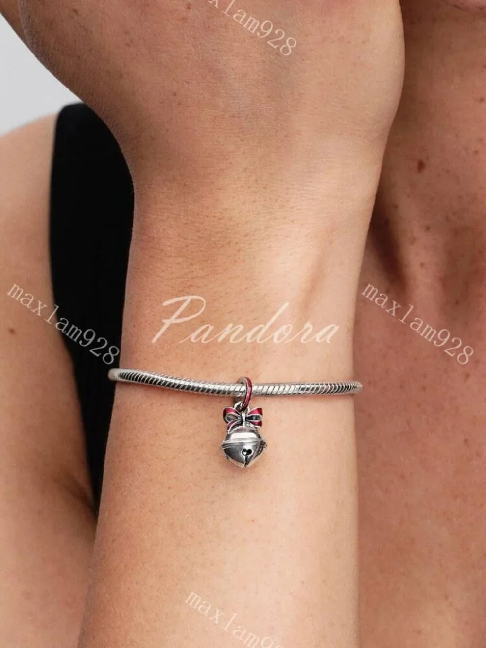 Pandora Holiday Bell Dangle Charm